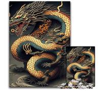 Rompecabezas de Madera de 1000 Piezas de Flying Dragonb para Adultos Ideal para Actividades Familiares decoración del hogar 1000 Piezas (75 x 50 cm)