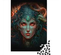 Rompecabezas de Madera de 1000 Piezas de la Reina del Fuego para Adultos, Juego Educativo, Juguete de desafío, 1000 Piezas (75 x 50 cm)