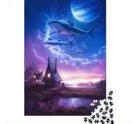 Rompecabezas de Madera de 1000 Piezas de Mystical Worlds para Adultos y Adolescentes a Partir de 12 años 1000 Piezas (38 x 26 cm).