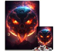 Rompecabezas de Madera de 1000 Piezas de Planet of Devil Un desafiante Rompecabezas para armar, Ideal para Jugar en Familia o como Regalo Decorativo 50x75cm (19,68x29,52 Pulgadas)