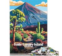 Rompecabezas de Madera de 1000 Piezas del Parque Nacional del Teide, Islas Canarias, España, Actividad Familiar, 1000 Piezas (75 x 50 cm)