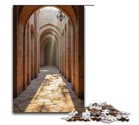 Rompecabezas de Madera de 1000 Piezas El Corredor Sinuoso para Adultos Juegos Familiares (38 x 26 cm)