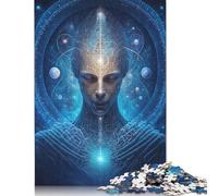 Rompecabezas de Madera de 1000 Piezas Esoteric Zen Universe V2, Actividad Familiar, 1000 Piezas (75 x 50 cm)
