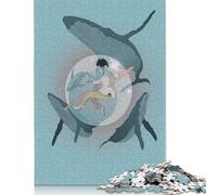 Rompecabezas de Madera de 1000 Piezas Mantén la Calma bajo presión, Rompecabezas Familiar, 1000 Piezas (75 x 50 cm)