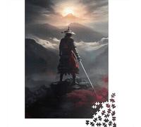 Rompecabezas de Madera de 1000 Piezas para Adultos con temática de samuráis japoneses Amigos y Familiares. 1000 Piezas (75 x 50 cm).