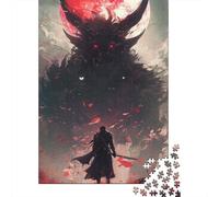 Rompecabezas de Madera de 1000 Piezas para Adultos con temática de samuráis japoneses Amigos y Familiares. 1000 Piezas (75 x 50 cm).