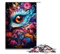 Rompecabezas de Madera de 1000 Piezas para Adultos diseño psicodélico de Galaxia y Ojo de fénix para niños Juego Educativo (tamaño 75 x 50 cm)