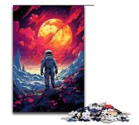 Rompecabezas de Madera de 1000 Piezas para Adultos en Busca de Astronauta Ideal para Juegos Familiares (75 x 50 cm)