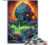 Rompecabezas de Madera de 1000 Piezas para Adultos, navideño, Obra de Arte humorística, 50x75cm, Ideal para cumpleaños, Navidad, Halloween