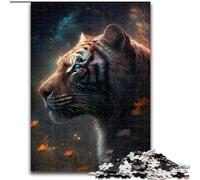 Rompecabezas de Madera de 1000 Piezas para Adultos, Planet Tiger 50x75cm, Ideal para el Cerebro y para Relajarse en la adolescencia.