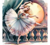 Rompecabezas de madera de 1000 piezas para adultos, rompecabezas de bailarina de ballet, niña bailando, Dios dice que eres obras de arte, rompecabezas de juego intelectual, juguetes de descompresión