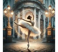 Rompecabezas de madera de 1000 piezas para adultos, rompecabezas de bailarina de ballet, niña bailando, Dios dice que eres obras de arte, rompecabezas de juego intelectual, juguetes de descompresión