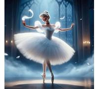 Rompecabezas de madera de 1000 piezas para adultos, rompecabezas de bailarina de ballet, niña bailando, Dios dice que eres obras de arte, rompecabezas de juego intelectual, juguetes de descompresión