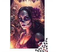 Rompecabezas de Madera de 1000 Piezas para Adultos, Rompecabezas del Festival de la Vida para niños, Juegos Familiares, 1000 Piezas (75x50cm)