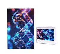 Rompecabezas de madera de 1000 piezas para adultos, rompecabezas difíciles, personalizables, rompecabezas de madera divertidos con hélice genética, decoración moderna del hogar, arte de pared, regalo