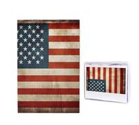 Rompecabezas de madera de 1000 piezas para adultos, rompecabezas difíciles, personalizables, vintage, bandera de Estados Unidos, divertido rompecabezas de madera, decoración moderna del hogar, arte de