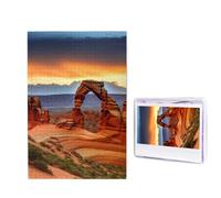Rompecabezas de madera de 1000 piezas para adultos, rompecabezas difíciles, personalizados, arcos, parque nacional, divertido rompecabezas de madera, decoración moderna del hogar, arte de pared