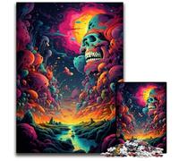 Rompecabezas de Madera de 1000 Piezas para Adultos un Maravilloso Mundo Colorido Ideal para Hacer uno Mismo Ideal como Juego Familiar o Regalo Decorativo 1000 Piezas (75x50cm)
