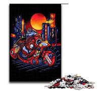 Rompecabezas de Madera de 1000 Piezas para Adultos y niños de Jigsaw Chasing Midnight (75 x 50 cm).