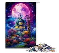 Rompecabezas de Madera de 1000 Piezas para Adultos y niños de Jigsaw House on The Hill (75 x 50 cm)