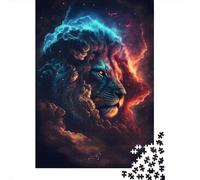 Rompecabezas de Madera de 1000 Piezas Radiant Cloud Leo para Adultos, Rompecabezas Rectangular Creativo, Juego de desafío para el Cerebro, 1000 Piezas (75 x 50 cm)