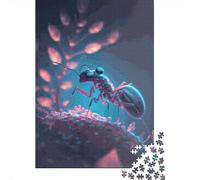 Rompecabezas de Madera de 1000 Piezas sobre la Vida de Las Hormigas para Adultos. Rompecabezas de ingenio para niños. 1000 Piezas (75x50cm)