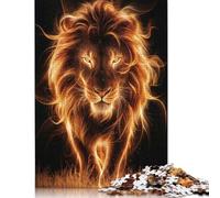 Rompecabezas de Madera de 1000 Piezas Spirit Lion para Adultos y Adolescentes. Juego para Explorar la Creatividad y la resolución de Problemas. 1000 Piezas (75 x 50 cm).