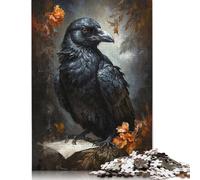 Rompecabezas de Madera de 1000 Piezas The Raven Scholar, Juego Educativo para Adultos (75 x 50 cm)