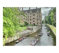 Rompecabezas de madera de 2000 piezas para adultos del Campus de la Universidad de Cambridge en Reino Unido, regalo y recuerdo turístico