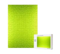 Rompecabezas de madera de 300 piezas con fondo abstracto moderno verde lima para diversión familiar y para adultos.