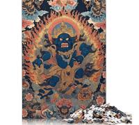 Rompecabezas de Madera de 300 Piezas El Divino Guardián del Este para Adultos, Rompecabezas de Madera, Juguetes educativos, Juegos Familiares, 300 Piezas (40 x 28 cm)