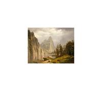 Rompecabezas de madera de 500 piezas Bierstadt Albert Merced River Yosemite: el mejor regalo educativo para ejercicios mentales.