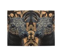 Rompecabezas de madera de 500 piezas con dos animales de aspecto extraño para adultos, rompecabezas desafiante para juego de tamaño 15 x 20.4 pulgadas