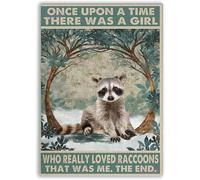 Rompecabezas de madera de 500 piezas «Érase una vez una chica que amaba a los mapaches»: una decoración perfecta para el hogar con patchwork.
