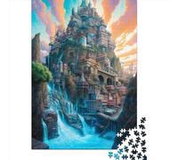 Rompecabezas de Madera de 500 Piezas Mundo Alienígena, Actividad Familiar, 500 Piezas (52x38cm)