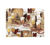 Rompecabezas de Madera de 500 Piezas para Adultos Mayores con barriles de Cerveza y Vino.