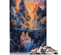 Rompecabezas de Madera de 500 Piezas para Adultos To The Other World, Rompecabezas para niños, Juegos Familiares, 500 Piezas (52 x 38 cm)