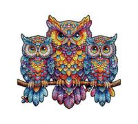 Rompecabezas de Madera de Animales Piezas de Forma Única Incluye Bolsa de Almacenamiento y Póster de Referencia Juego Educativo y Desafiante Ideal para Tiempo de Calidad en Familia o con Amigos