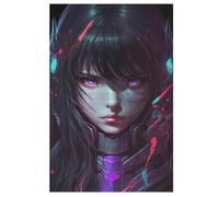 Rompecabezas de madera de asesino, 1000 piezas, juego de ajo, rompecabezas para adultos y niños, juguete para exterior y viaje (78 x 53 cm)