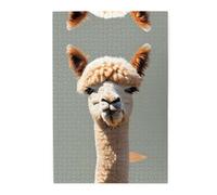 Rompecabezas de madera de avatar de alpaca, 1000 piezas, actividad familiar relajante para adultos, rompecabezas colorido de paisaje en caja de plástico, regalo de decoración del hogar