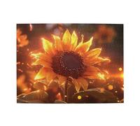 Rompecabezas de madera de crisantemo dorado de 500 piezas para adultos, rompecabezas desafiante para juego de tamaño de juego de 15 x 20.4 pulgadas