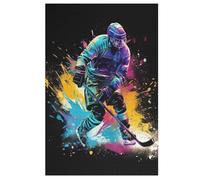 Rompecabezas de madera de hockey sur glace, puzles para adultos, puzles de 1000 piezas, para adolescentes y niños, juegos desafiantes (78 x 53 cm)