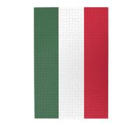 Rompecabezas de madera de la bandera de Hungría, 1000 piezas, actividad familiar relajante para adultos, rompecabezas de paisaje colorido en caja de plástico, regalo de decoración del hogar