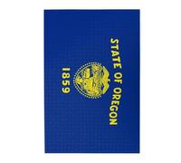 Rompecabezas de madera de la bandera del estado de Oregon, 1000 piezas, actividad familiar relajante para adultos, rompecabezas colorido de paisaje en caja de plástico, regalo de decoración del hogar
