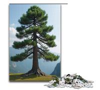 Rompecabezas de Madera de la Familia de pinos Antiguos para Adultos 1000 Piezas Juego Educativo Juguete de desafío 1000 Piezas (38 x 26 cm)