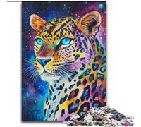 Rompecabezas de Madera de Leopardo de 26x38cm Un desafío para la Mente, una Actividad Familiar, decoración del hogar y un Regalo navideño