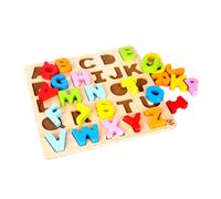 Rompecabezas de madera del alfabeto Hape | Tablero de madera con letras ABC, colorido y educativo para ni os peque os