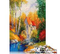 Rompecabezas de Madera El Molino para Adultos y Adolescentes, Ideal para divertirse en Familia y Disfrutar de una Noche de Juegos, 1000 Piezas (75 x 50 cm)