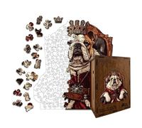 Rompecabezas de madera - Juguetes decorativos para perros | Formas desafiantes juegos de rompecabezas | para hombres -en celebración de cumpleaños -Oficina Sala de estar Dormitorio Sala de juegos
