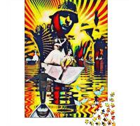 Rompecabezas de Madera Los supervivientes del Titanic Llegan, 1000 Piezas, para Adultos, Juego Educativo, desafío, Regalo de Nochebuena, 1000 Piezas (75 x 50 cm)